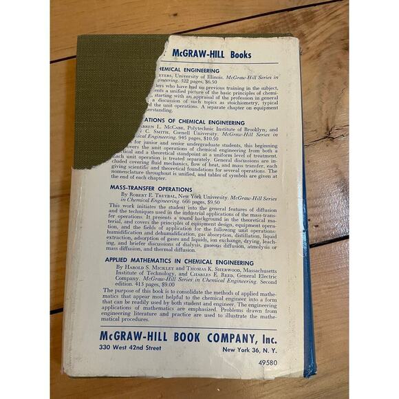 VTG Plant Design & Economics for chemical engineers. H/C DJ Max Peters. 1958 - Picture 3 of 7